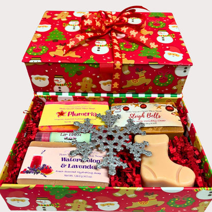Handmade Goat Milk Soap Run Run Rudolph Gift Box | Festive Holiday Present