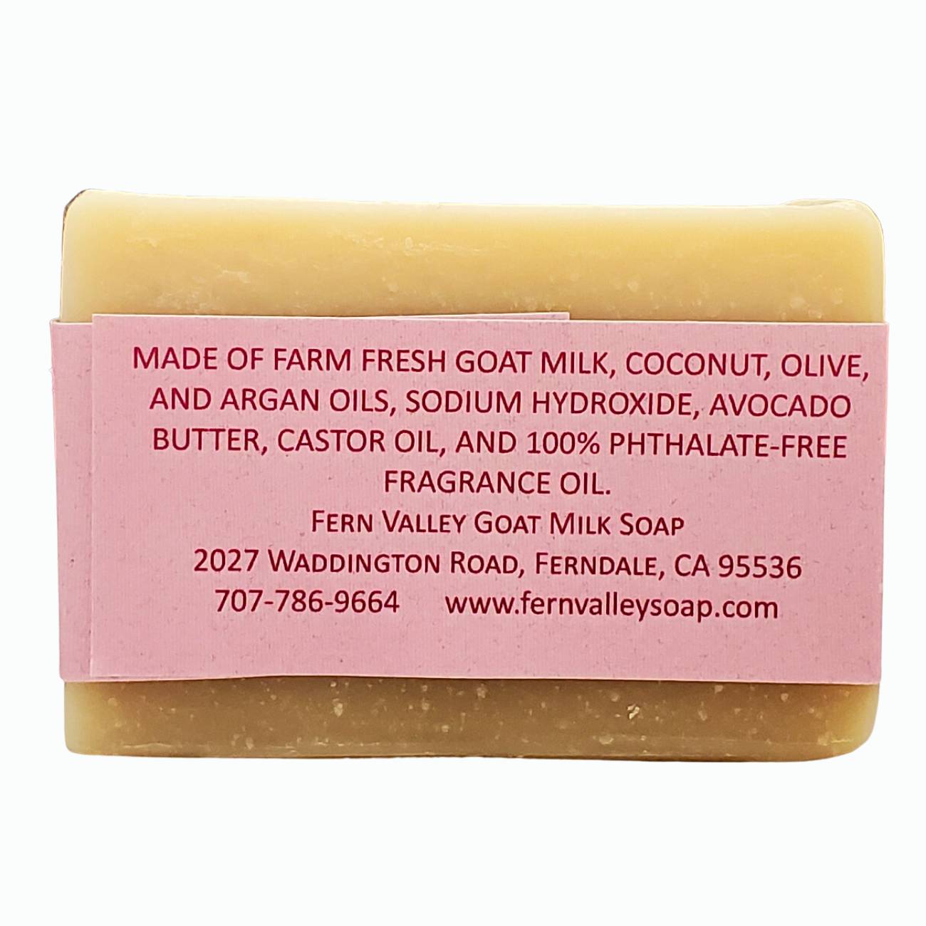 Handmade Goat Milk Shampoo Bar |  Argan Oil &amp; Avocado Butter | Flirty Floral Scent