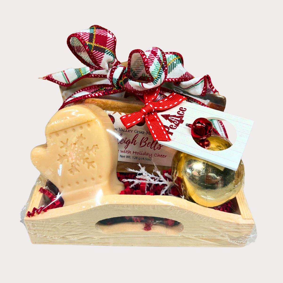 Handmade Goat Milk Soaps | Sleigh Bells Holiday Gift Crate