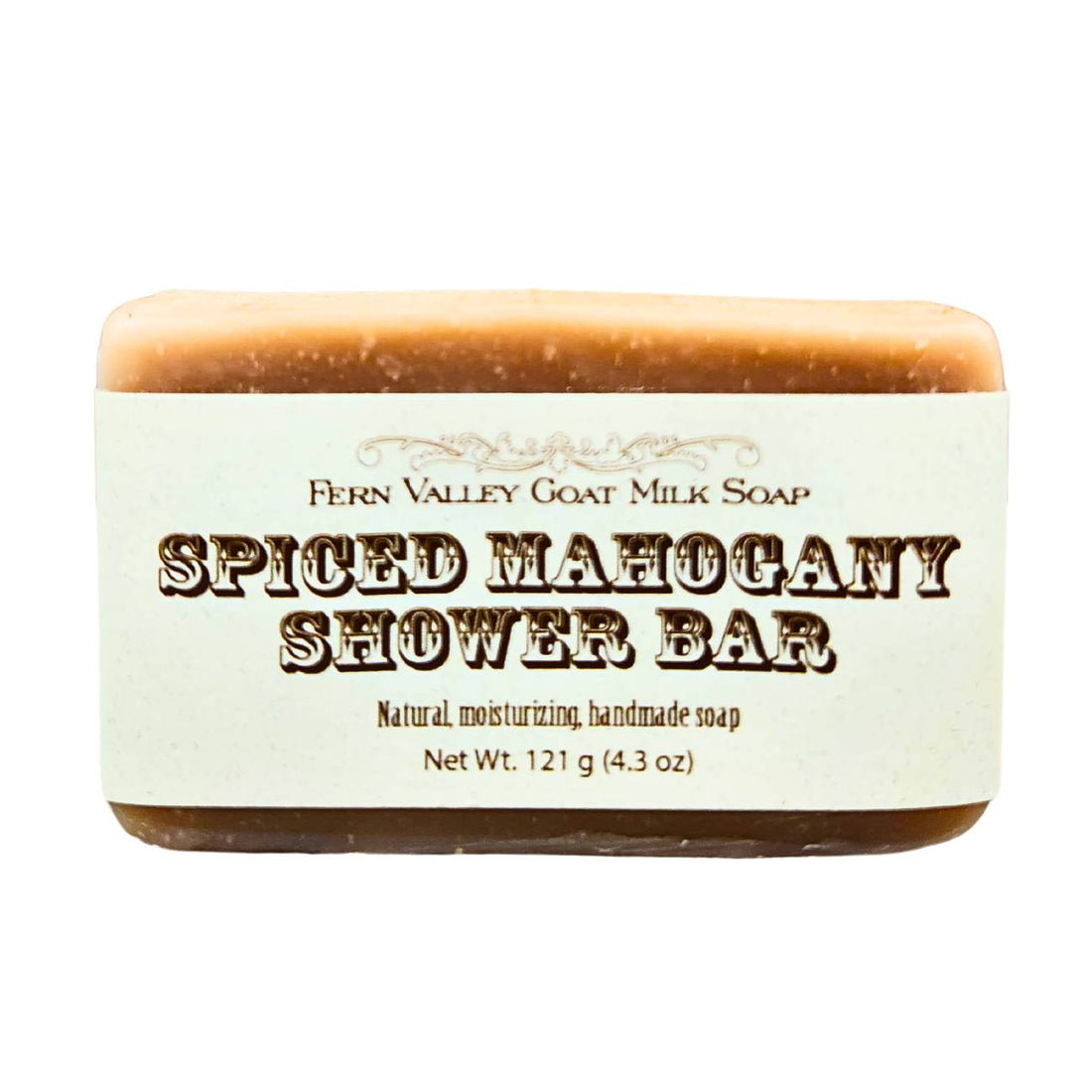 Handmade Goat Milk Soap | Shower Bar | Spiced Mahogany