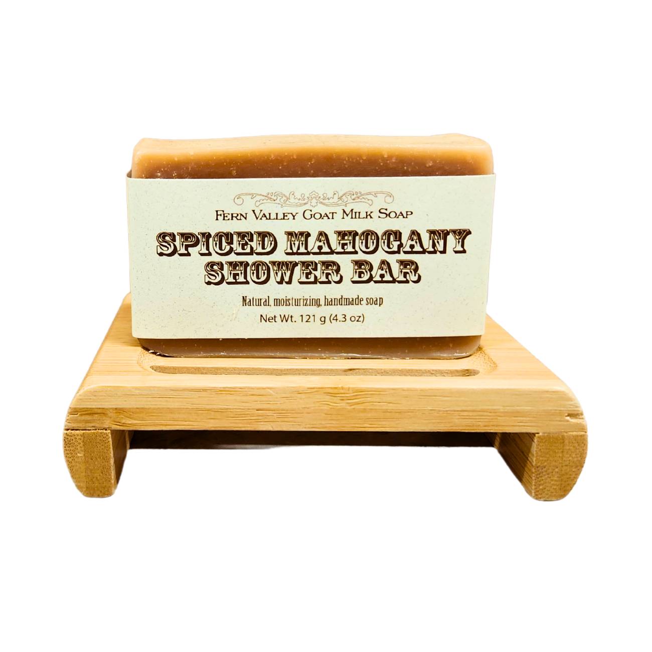 Handmade Goat Milk Soap | Shower Bar | Spiced Mahogany