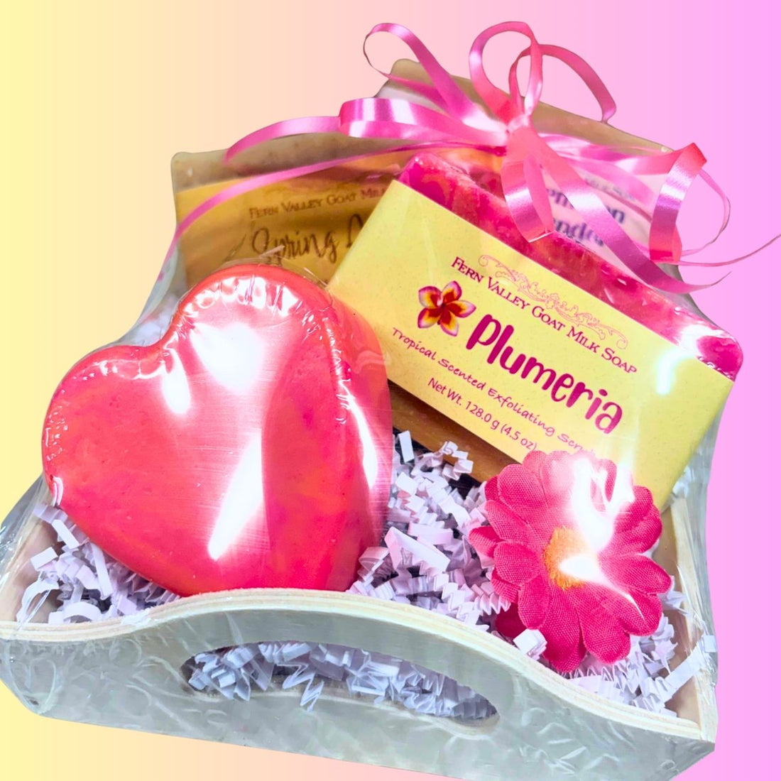 Handmade Goat Milk Soap | Summer Love Gift Crate For Her