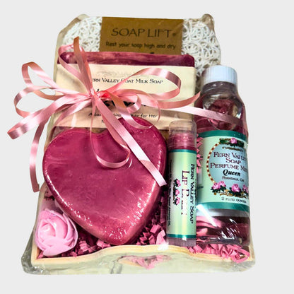 Handmade Goat Milk Soap | Sweet Heart Gift Tray