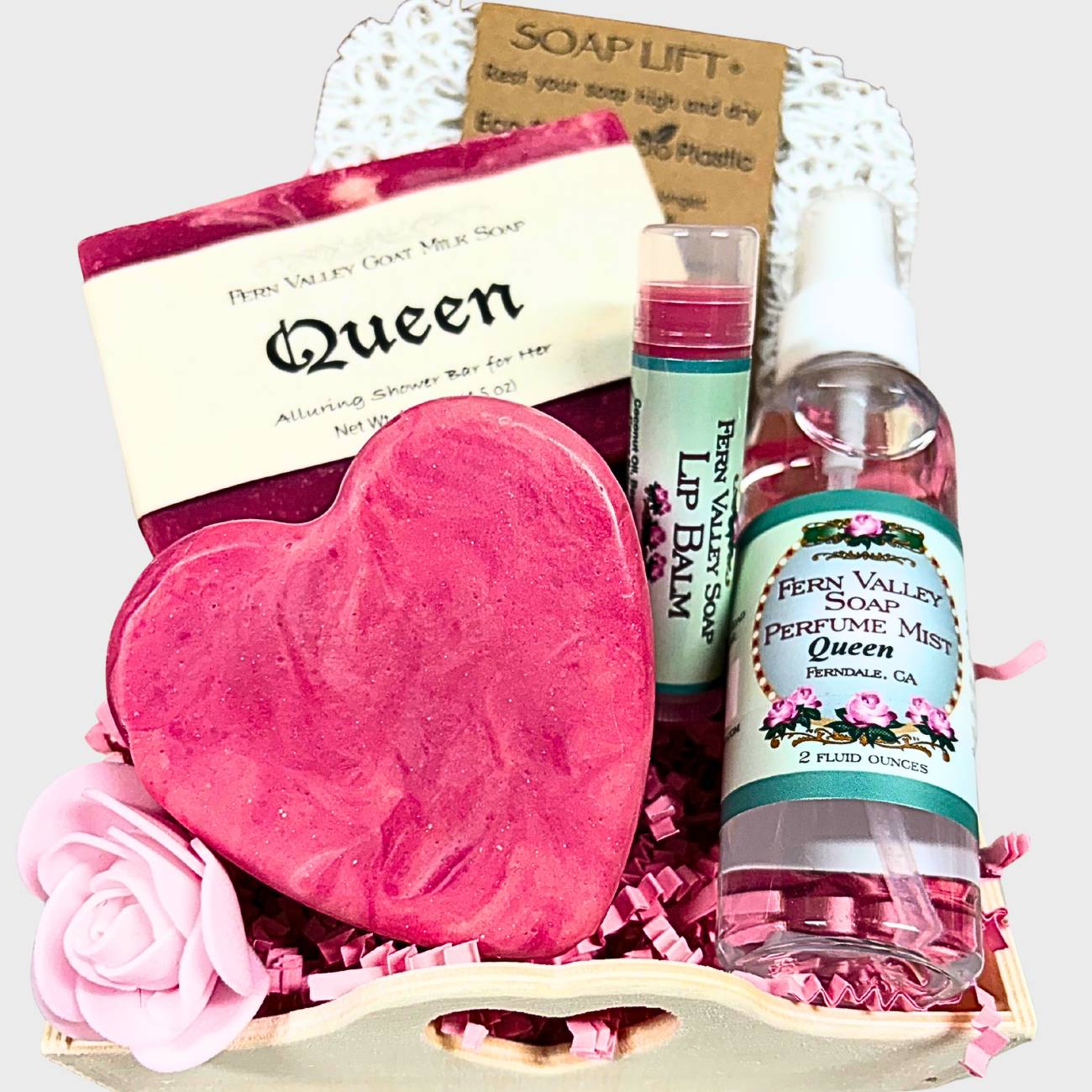 Handmade Goat Milk Soap | Sweet Heart Gift Tray