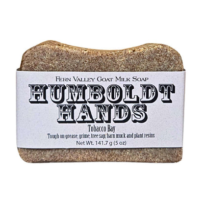 Natural Goat Milk Soap | Humboldt Hands Heavy-Duty Hand Cleaner| Tobacco Bay