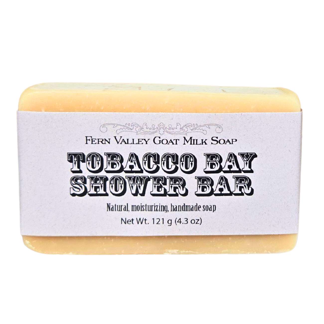 Handmade Goat Milk Soap | Shower Bar | Tobacco Bay