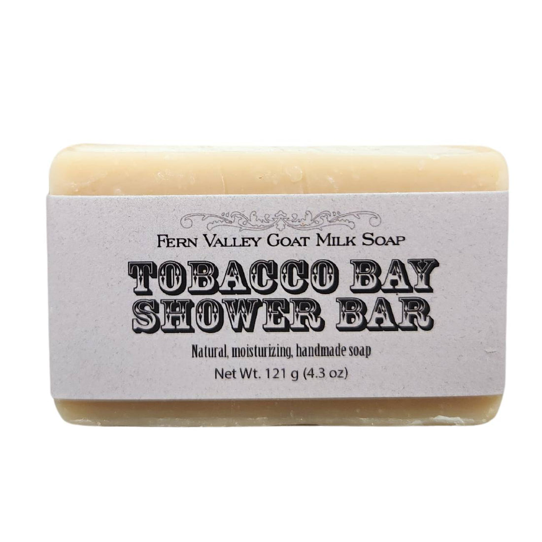 Handmade Goat Milk Soap | Shower Bar | Tobacco Bay