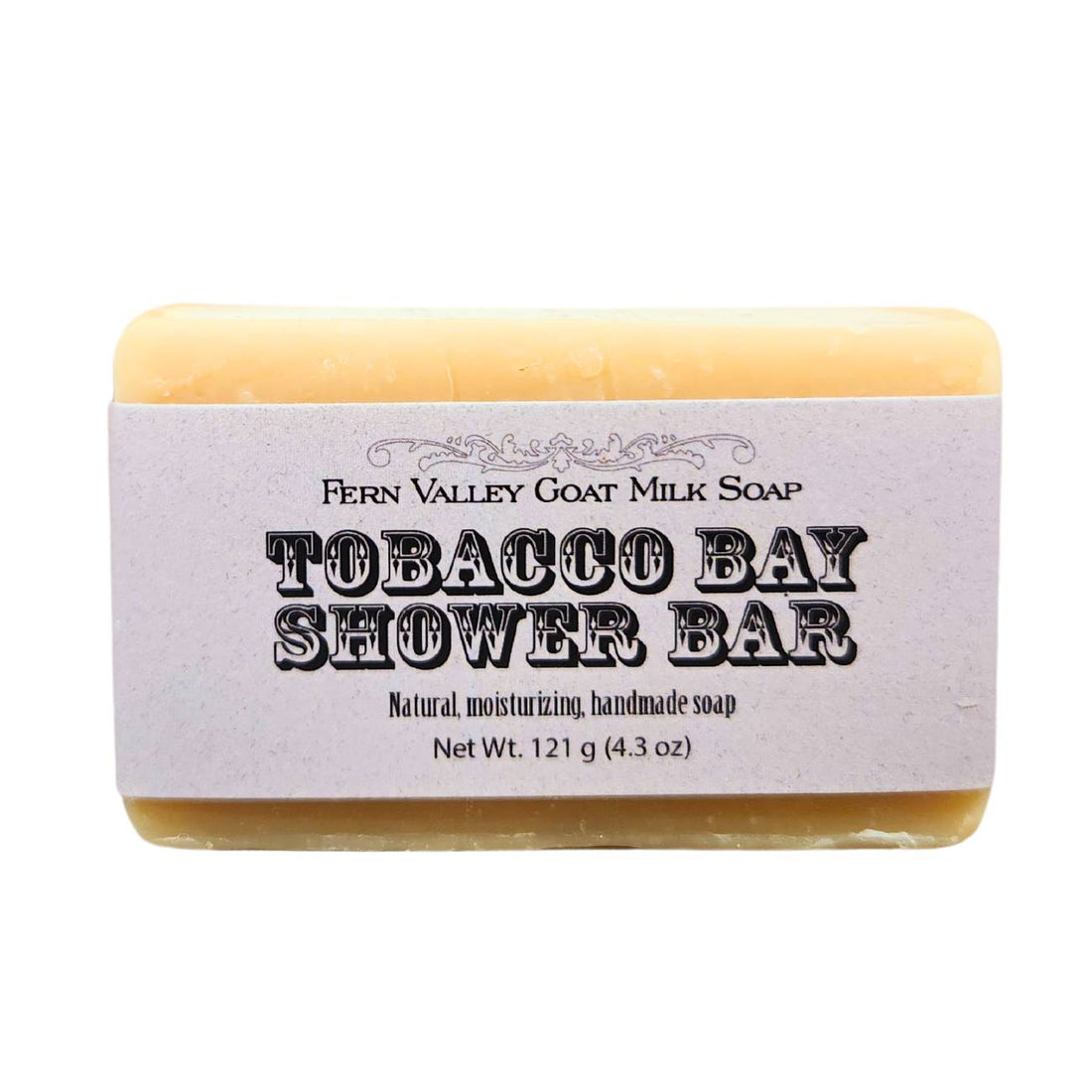 Handmade Goat Milk Soap | Shower Bar | Tobacco Bay