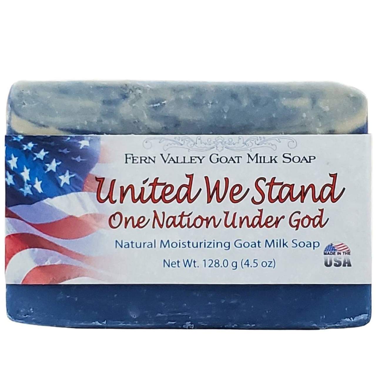 Patriotic Goat Milk Soap | United We Stand | Moisturizing Bar Soap for Family