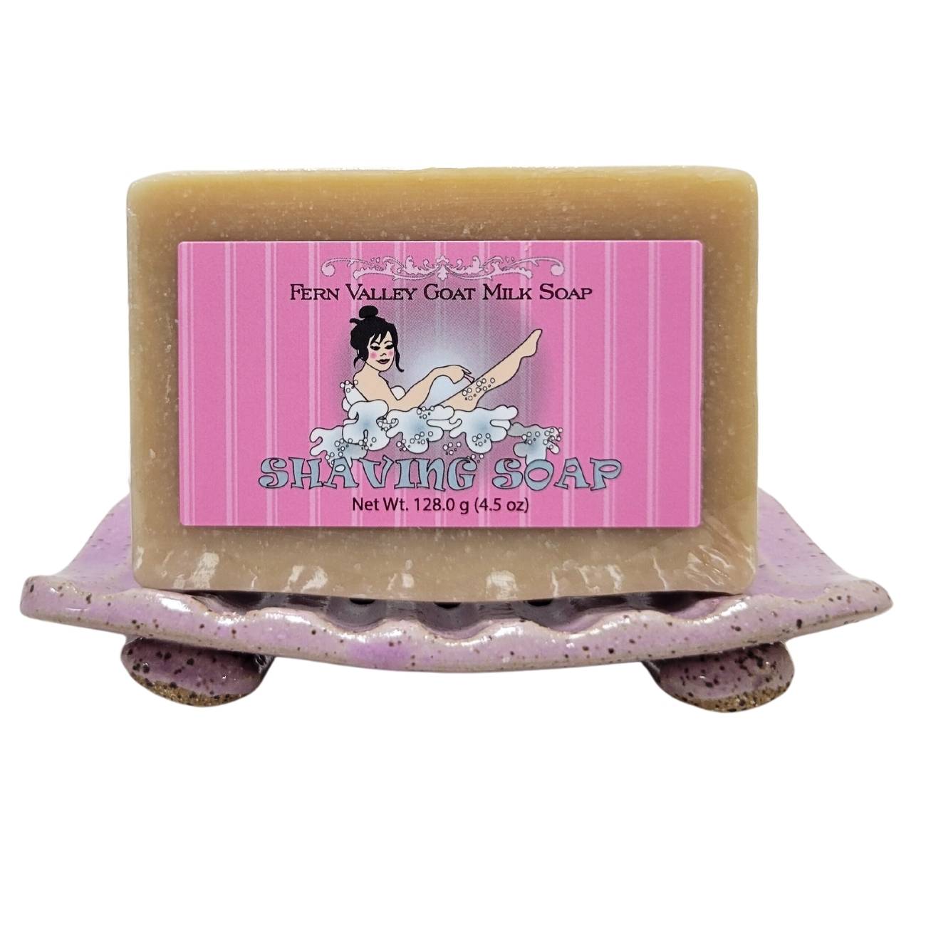 Handmade Goat Milk Soap | Coconut &amp; Lime Verbena Shaving Soap for Women