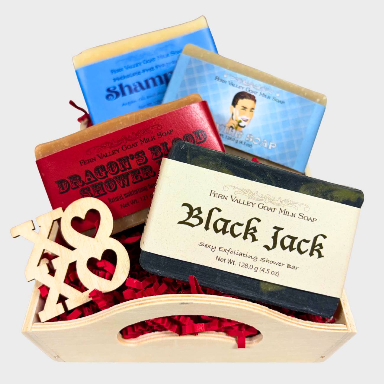 Handmade Natural Goat Milk Soap |  XOXO Gift Crate For Men