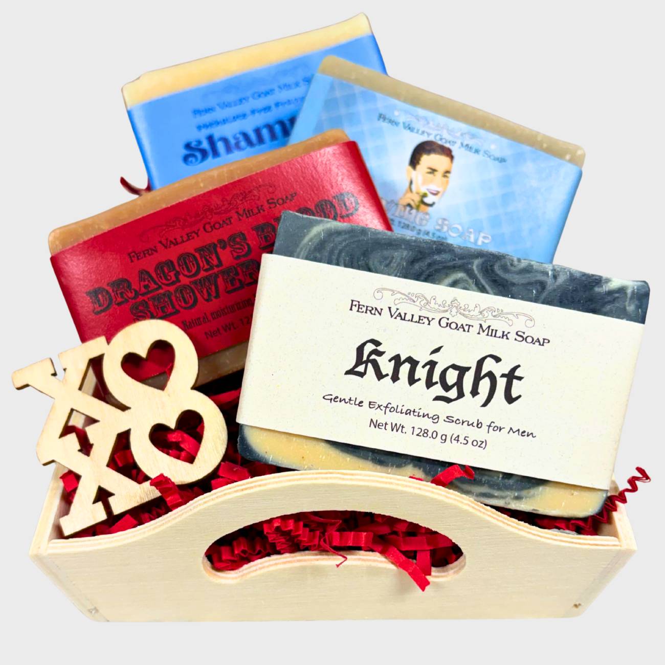 Handmade Natural Goat Milk Soap |  XOXO Gift Crate For Men