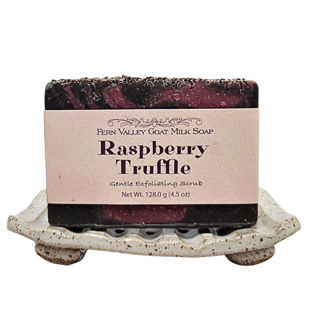 Natural Goat Milk Soap | Exfoliating Scrub | Raspberry Truffle
