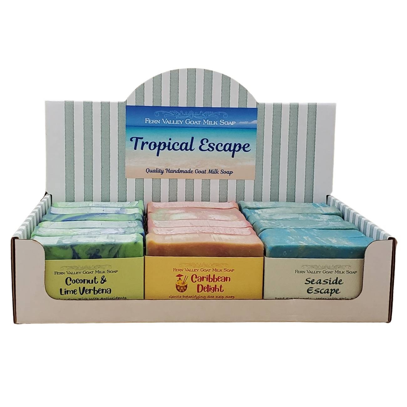 Tropical Escape Collection POP 18 Bar Display Box