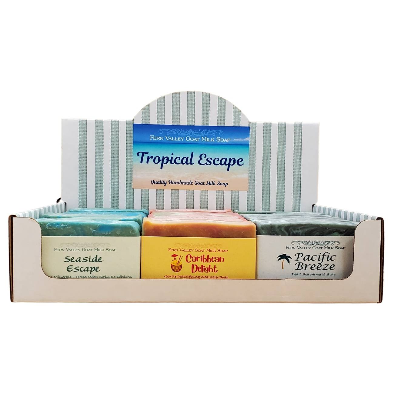 Tropical Escape Collection POP 18 Bar Display Box