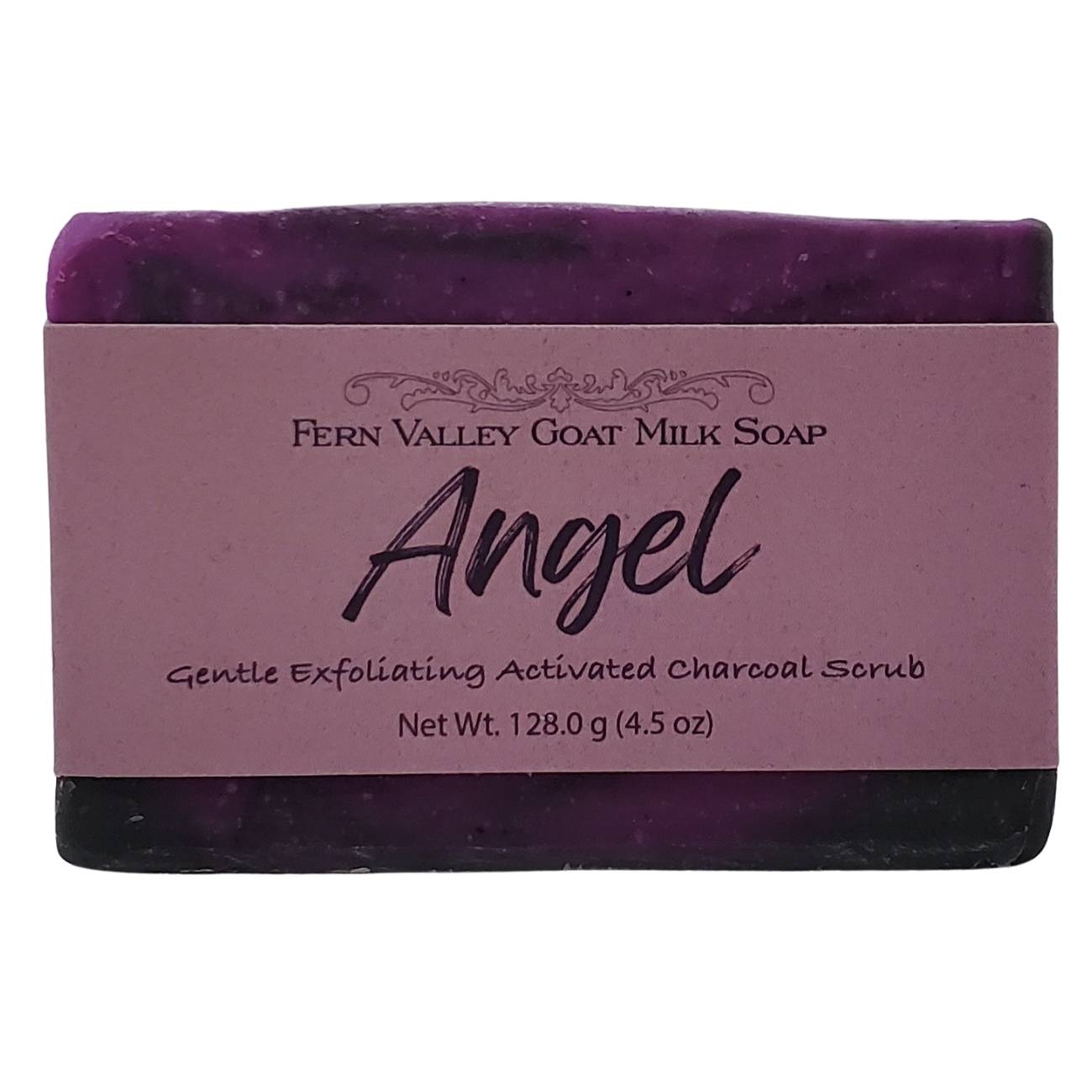 Natural Goat Milk Soap | Charcoal Exfoliating Scrub | Angel - Flirty Floral Scent