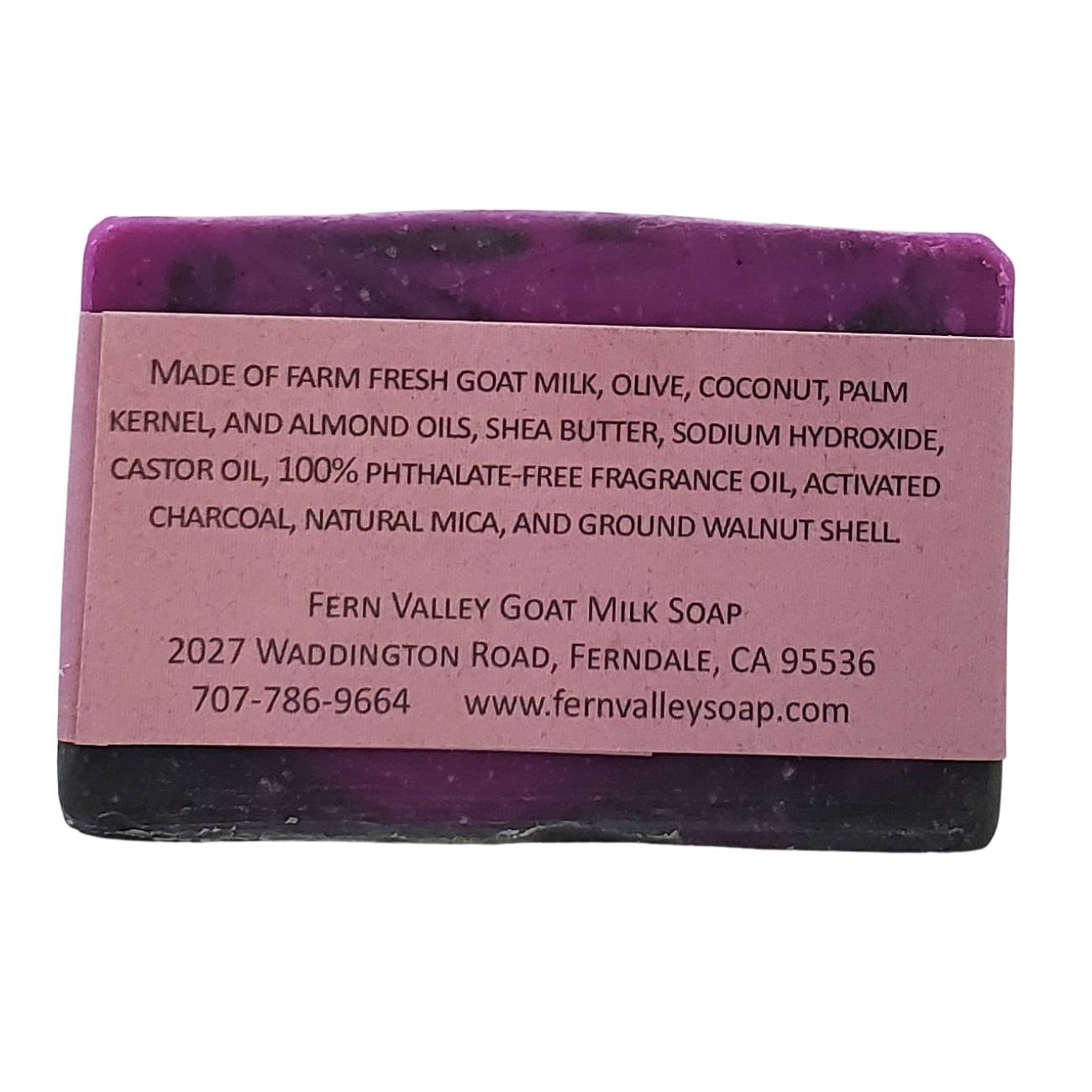Natural Goat Milk Soap | Charcoal Exfoliating Scrub | Angel - Flirty Floral Scent