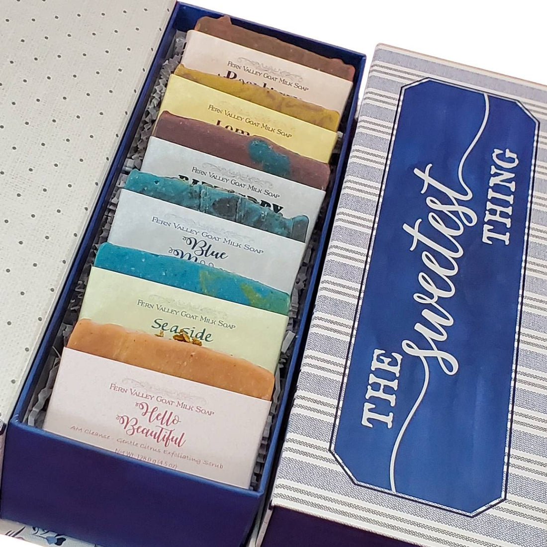 Handmade Goat Milk Soap | 6 Bar Sampler Assortment | Gift Box for Her
