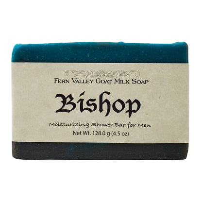 Natural Goat Milk Soap | Shower Bar | Bishop Masculine Scent