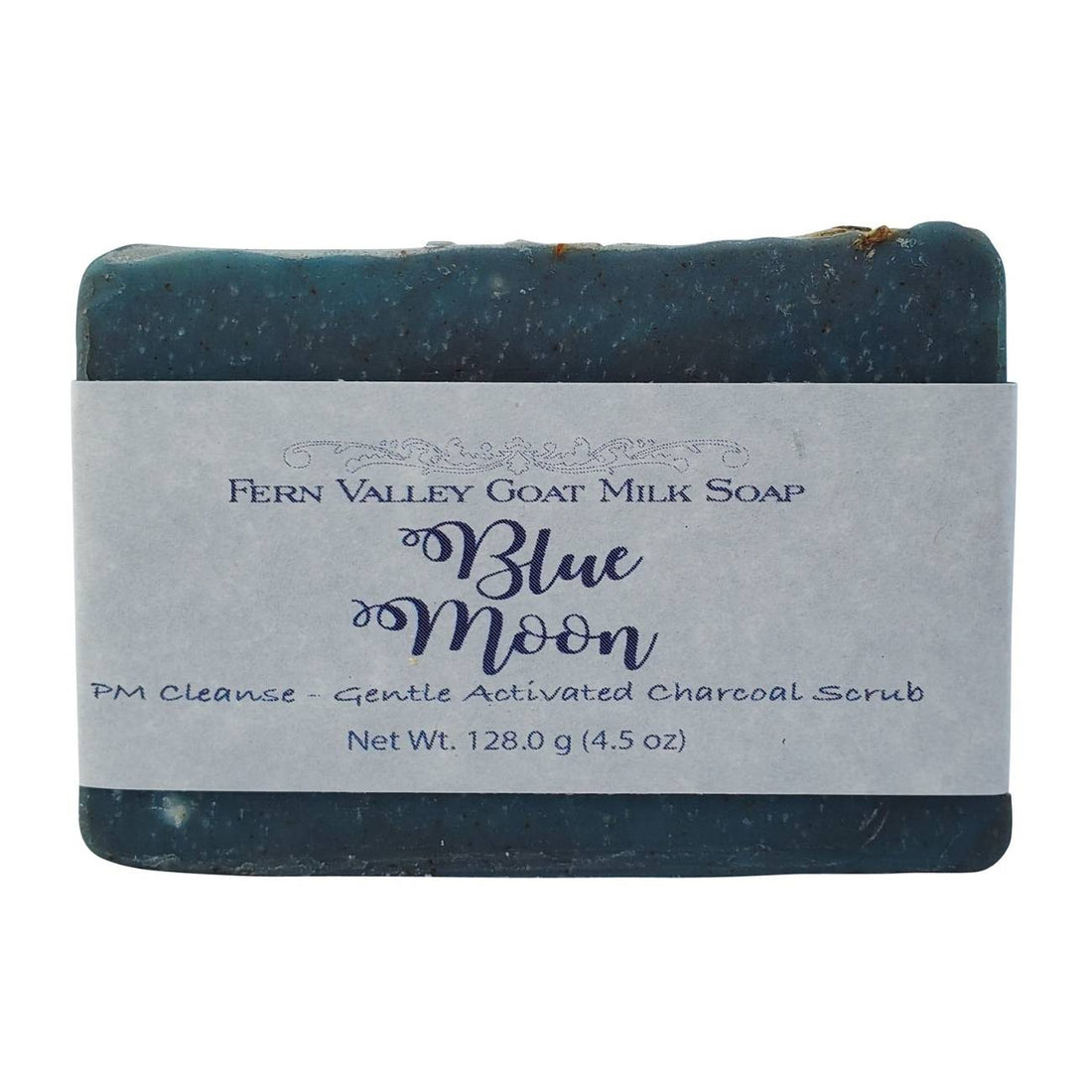 Handmade Goat Milk Soap | Blue Moon | Gentle Activated Charcoal Scrub | Lavender Chamomile Bar Soap | Soapy Deal