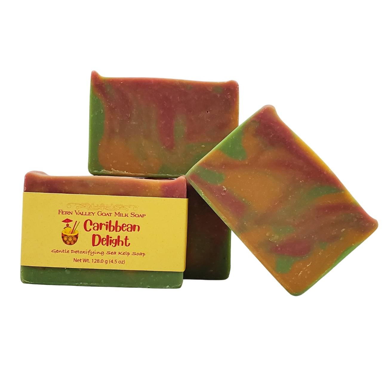 Natural Goat Milk Soap | Caribbean Delight Detoxifying Sea Kelp Scrub