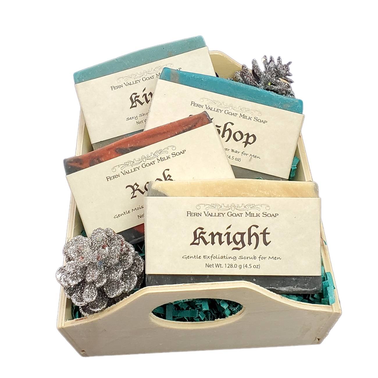 Handmade Goat Milk Soap | Checkmate Collection | Gift Tray for Men