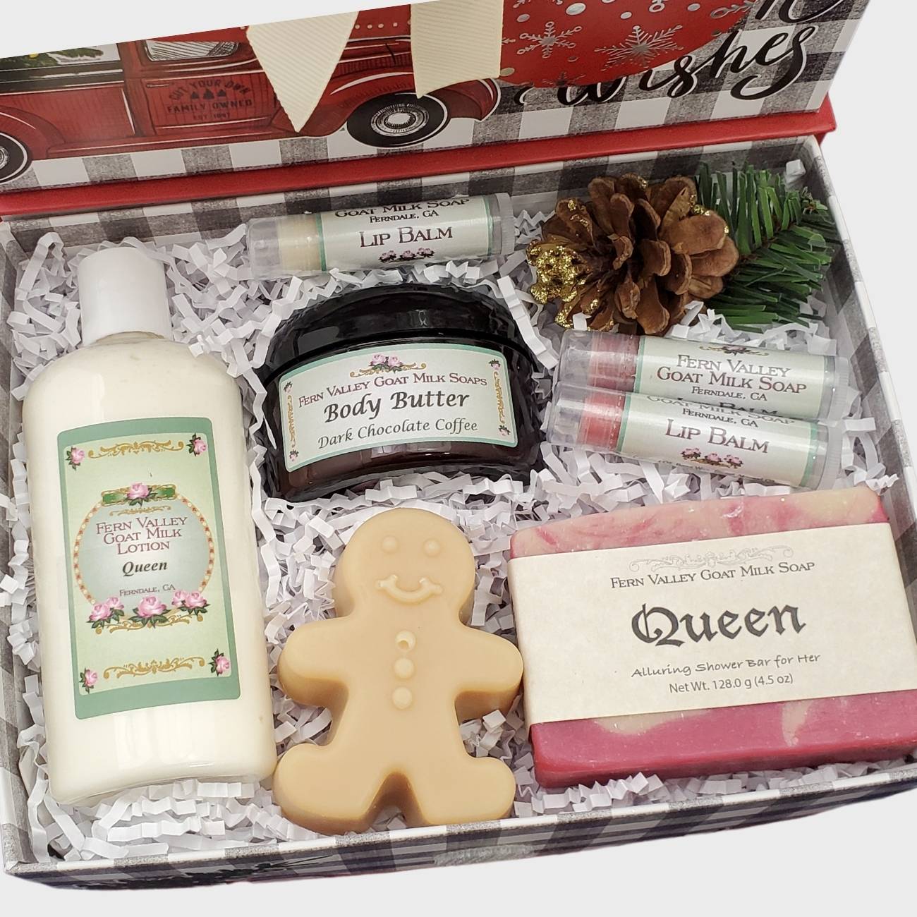 Handmade Goat Milk Soaps and Lotion | Warm Christmas Wishes Gift Set