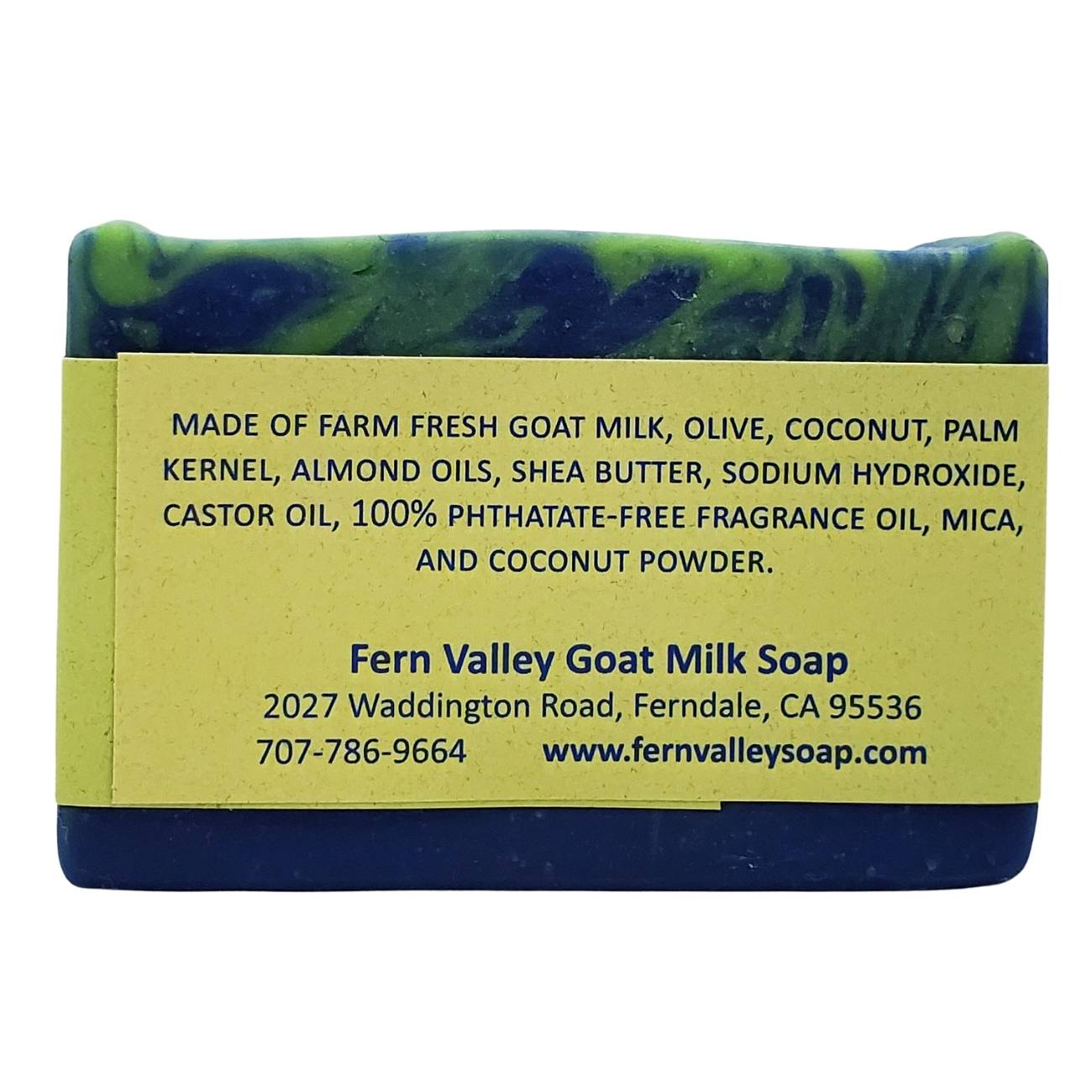 Handmade Goat Milk Soap | Hydrating With Antioxidants | Tropical Coconut &amp; Lime Verbena Scent