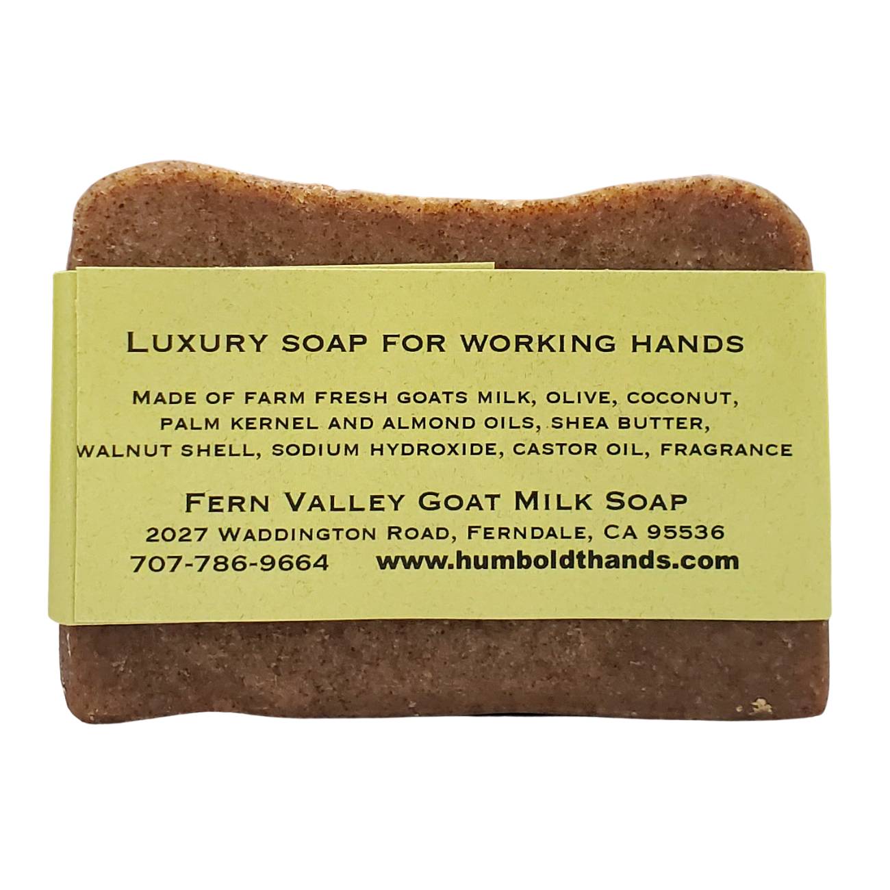 Natural Goat Milk Soap | Humboldt Hands Heavy-Duty Hand Cleaner | Ginger Lime