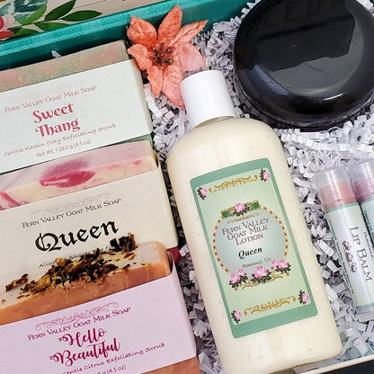Handmade Goat Milk Soaps and Lotion |  Hope &amp; Joy Gift Box for Her