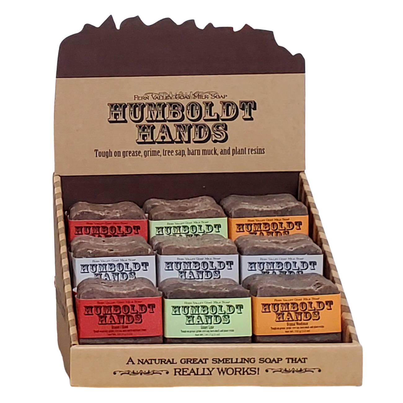 Humboldt Hands 36 Bar Display Box