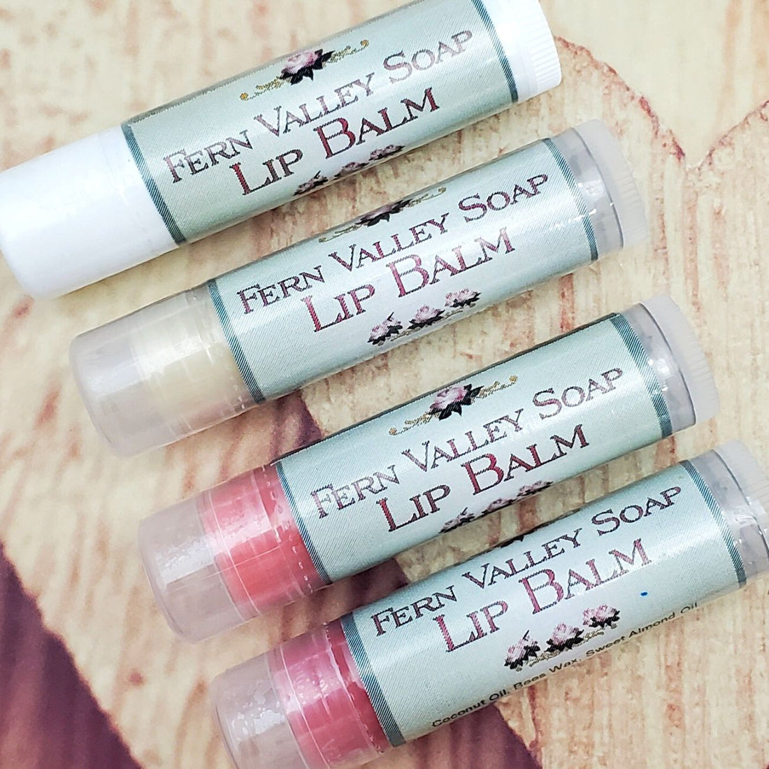 Natural Handmade Lip Balm | Fern Valley Goat Milk Soap |  Fun Flavors