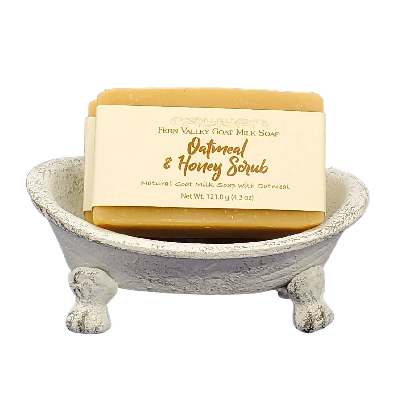 Natural Goat Milk Soap | Exfoliating Scrub | Oatmeal &amp; Honey