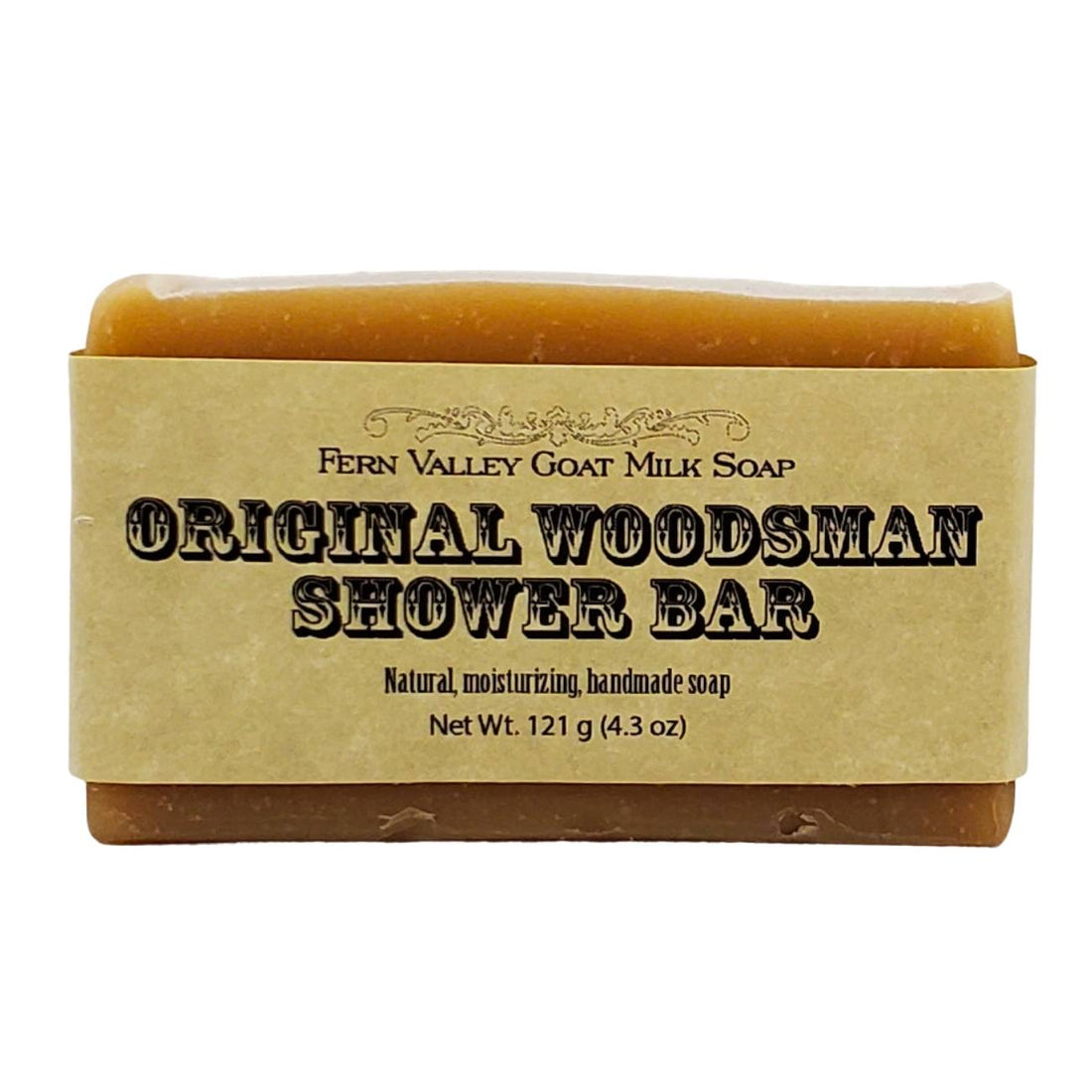Handmade Goat Milk Soap | Shower Bar | Original Woodsman