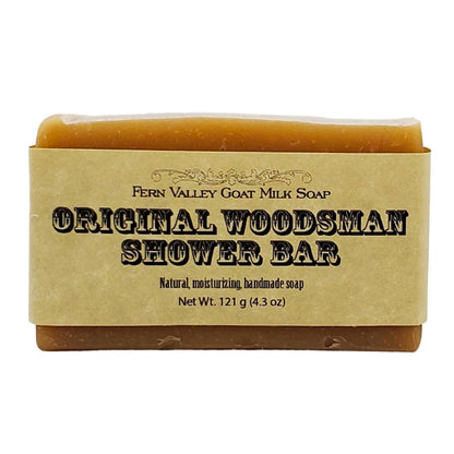 Handmade Goat Milk Soap | Shower Bar | Original Woodsman