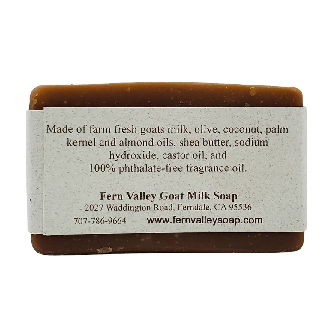 Handmade Goat Milk Soap | Shower Bar | Spiced Mahogany