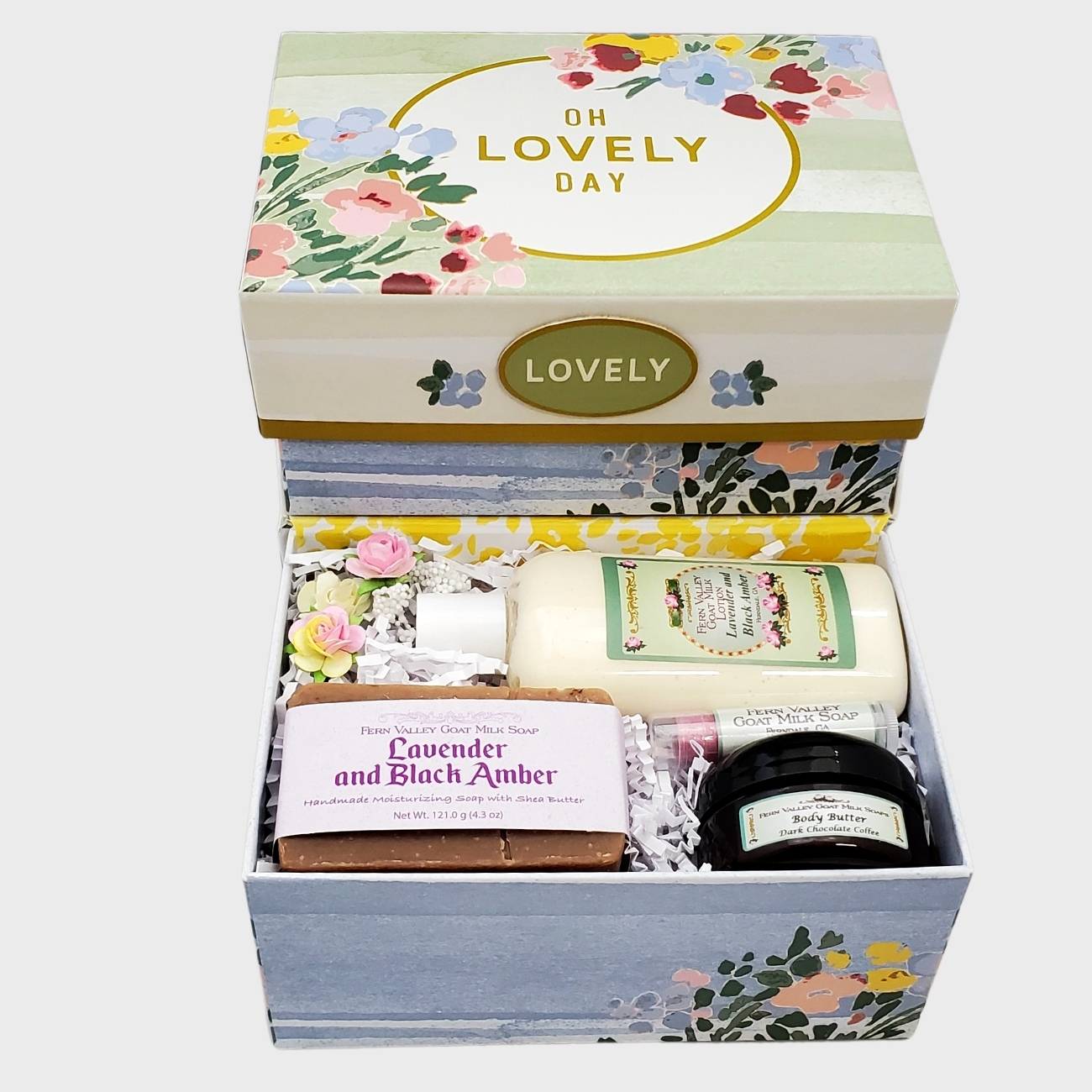 Goat Milk Soap &amp; Lotion + Body Butter  | Gift Set for Her | Fragrance Of Your Choice
