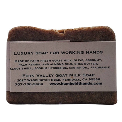 Natural Goat Milk Soap | Humboldt Hands Heavy-Duty Hand Cleaner| Tobacco Bay