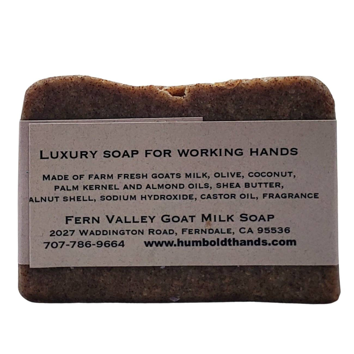 Natural Goat Milk Soap | Humboldt Hands Heavy-Duty Hand Cleaner| Tobacco Bay