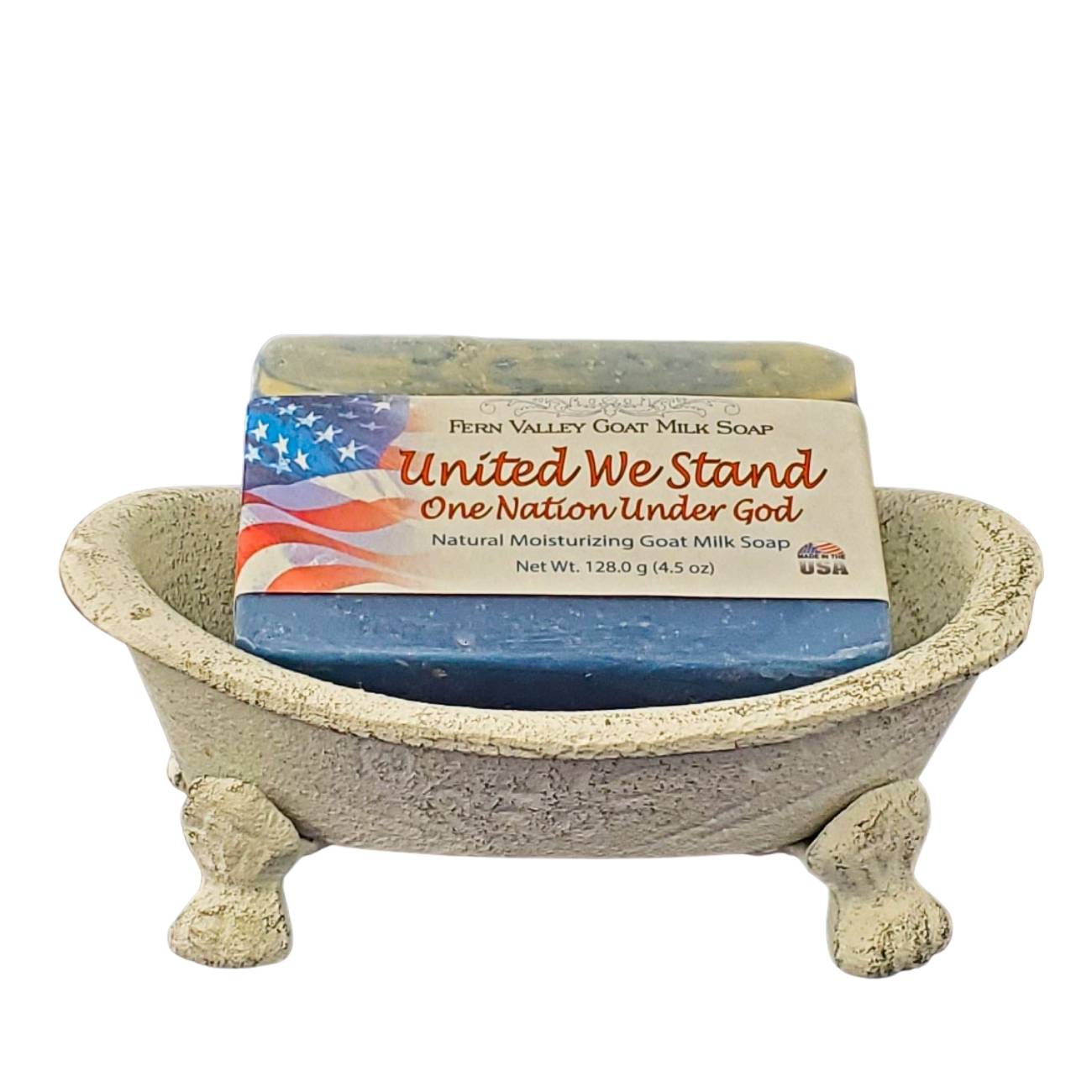 Patriotic Goat Milk Soap | United We Stand | Moisturizing Bar Soap for Family