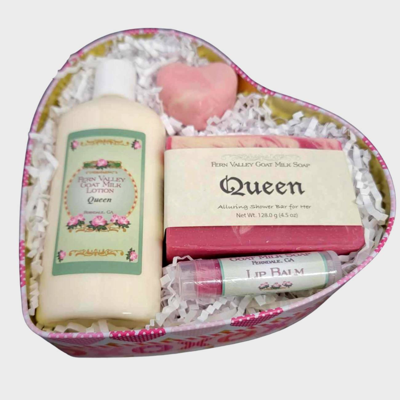 Handmade Goat Milk Soap Valentines Day Gift Tin  | Fragrance Choice